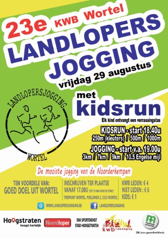 Affiche Landlopersjogging Wortel